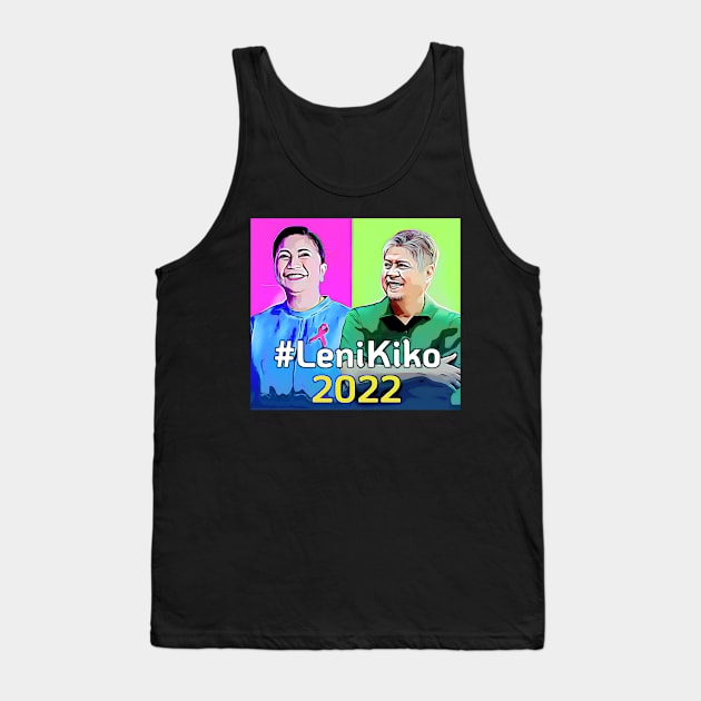 Leni Robredo Kiko Pangilinan Tank Top by docferds